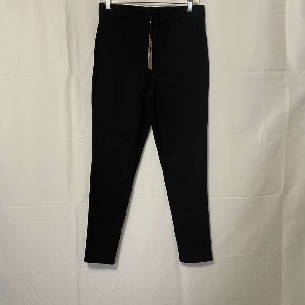 Mario Serrani Cropped Trousers Black Womens Medium